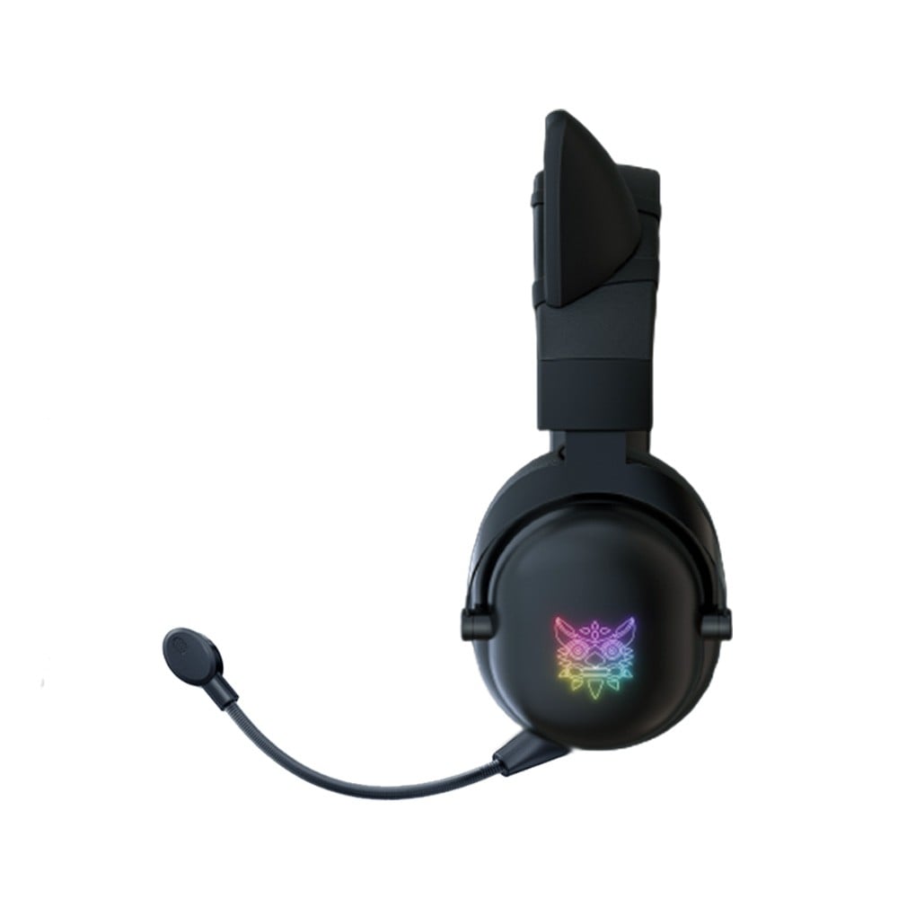 Onikuma Gaming Headset B Rgb Cat Ear Bluetooth Black