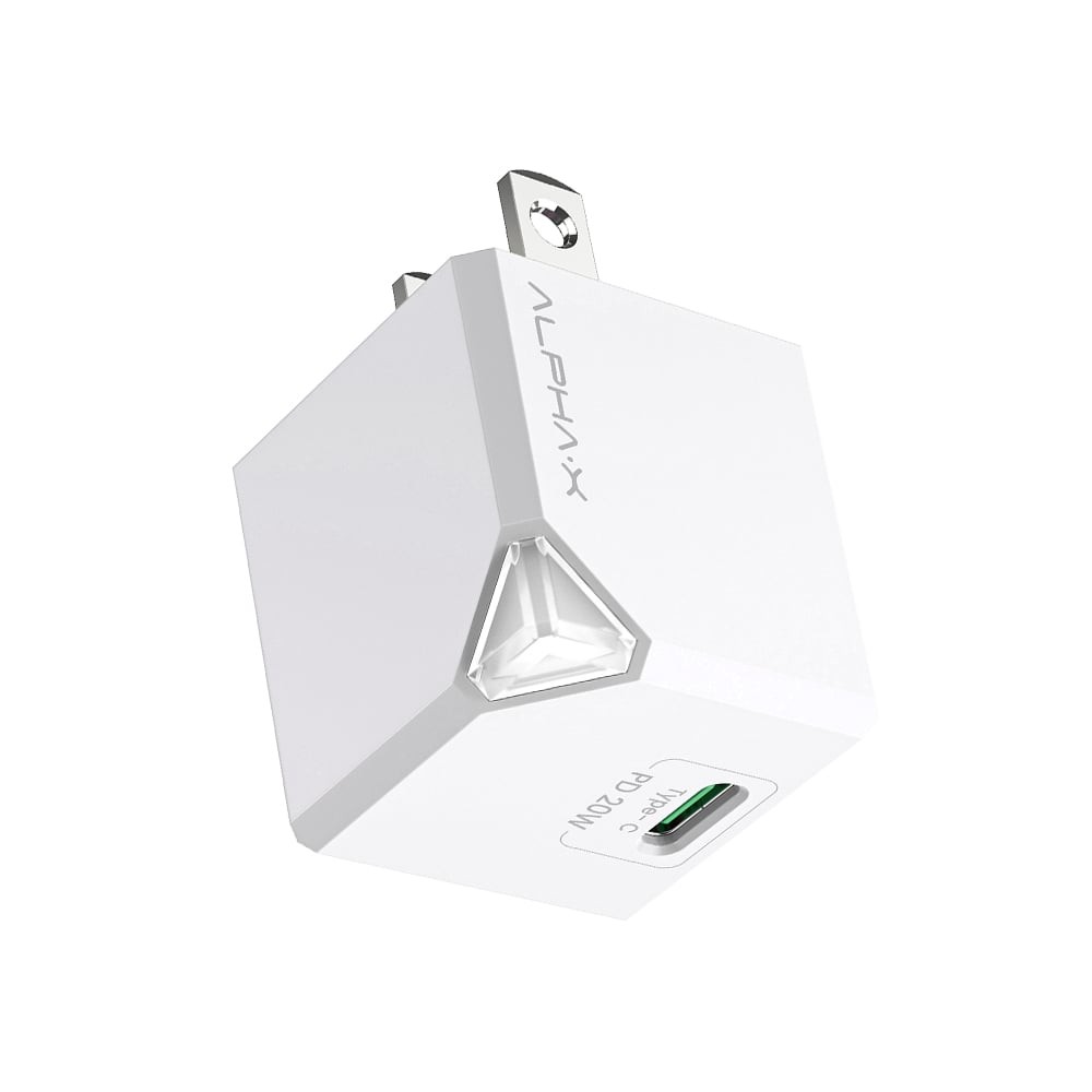 อะแดปเตอร์ ALPHA·X Wall Charger 1 USB-C 20W GaN White