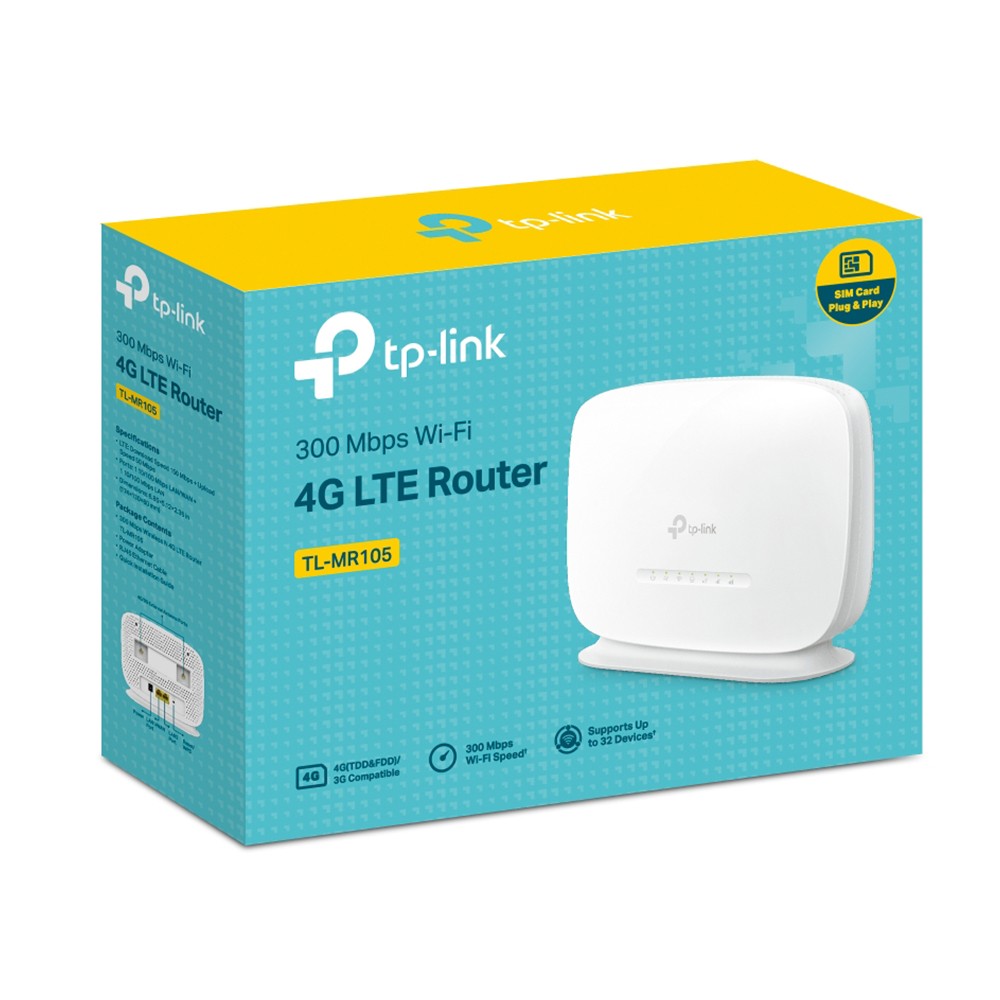 เราเตอร์ TP-Link Network MR105 300Mbps Wireless N 4G LTE Router