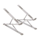 แท่นวางโน๊ตบุ๊ค TECHPRO Portable Aluminum Laptop Stand 2 Steps Gray
