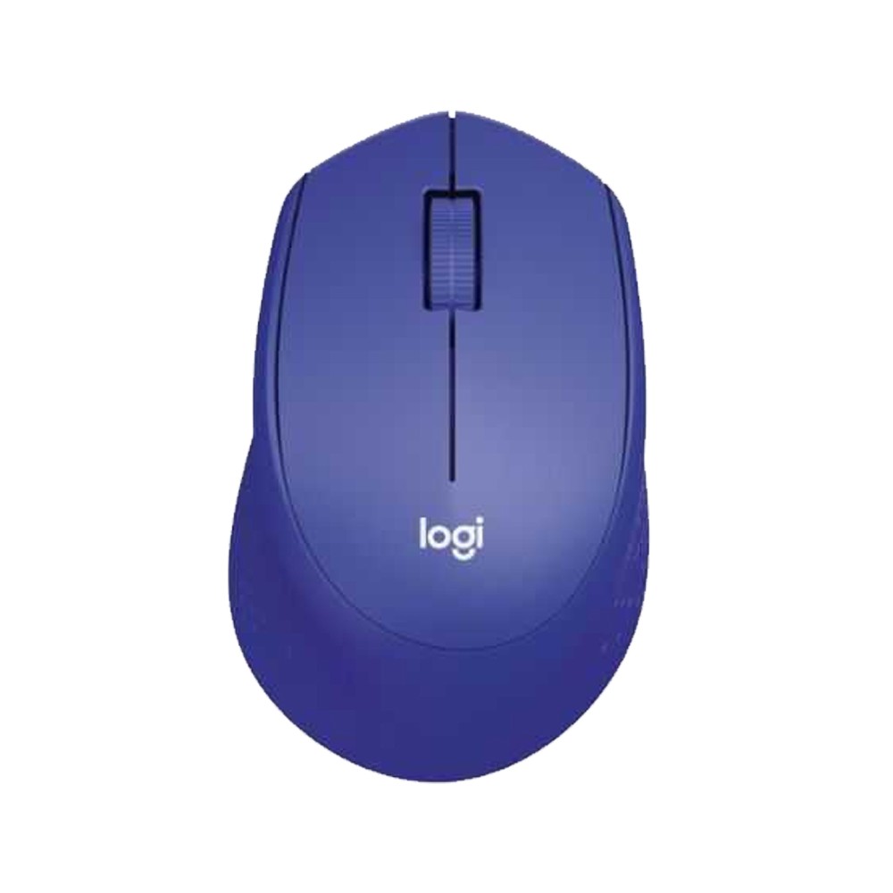 เมาส์ไร้สาย Logitech Wireless Mouse Silent Plus M331 Blue