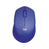 เมาส์ไร้สาย Logitech Wireless Mouse Silent Plus M331 Blue