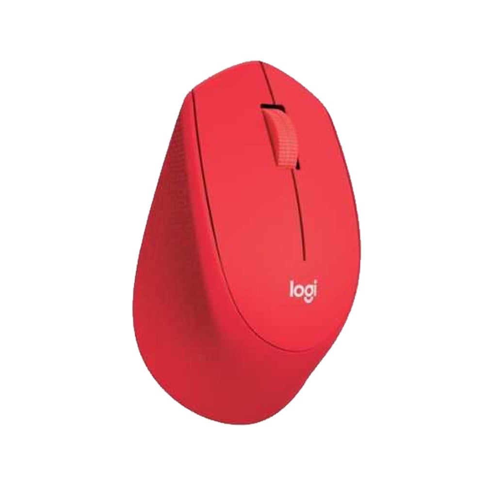 เมาส์ไร้สาย Logitech Wireless Mouse Silent Plus M331 Red