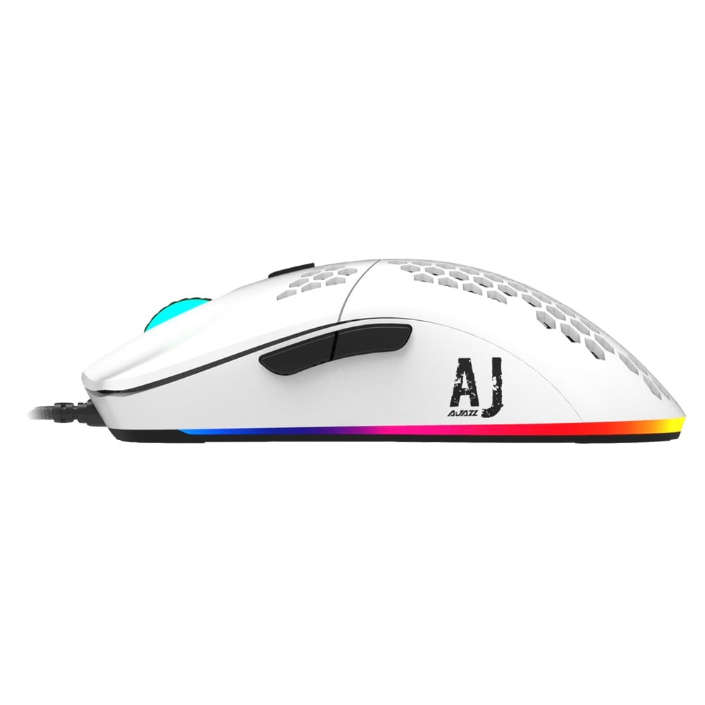 เมาส์เกมมิ่ง Ajazz AJ390 White