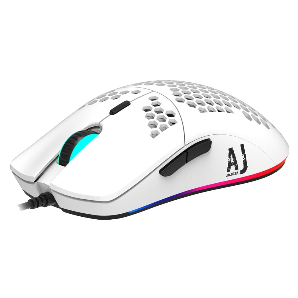 เมาส์เกมมิ่ง Ajazz AJ390 White