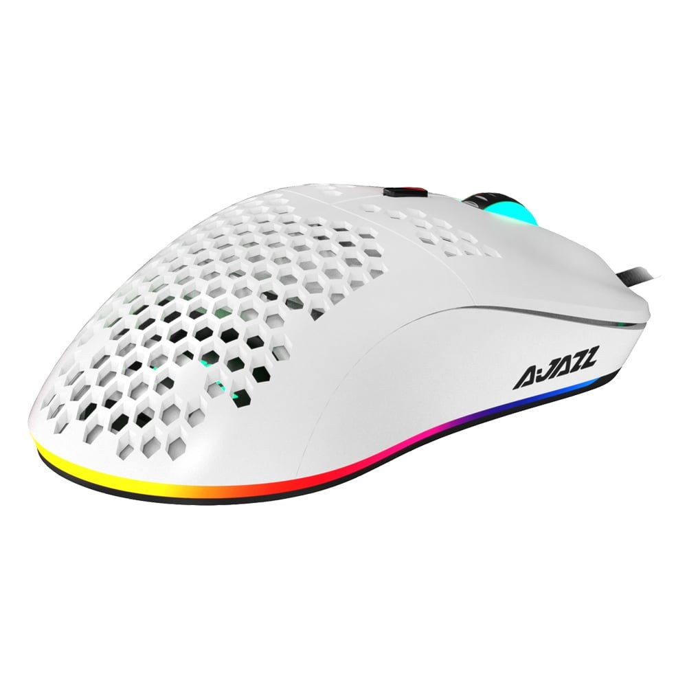 เมาส์เกมมิ่ง Ajazz AJ390 White