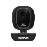 กล้องเว็บแคม Signo E-Sport Webcam ZASTER WB-402 Black