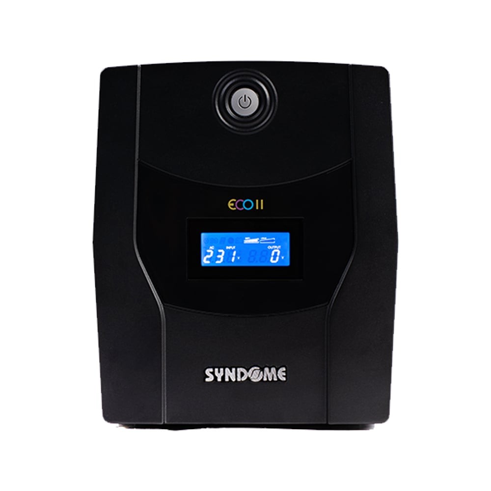เครื่องสำรองไฟฟ้า SYNDOME UPS ECO II-1200-LCD (1200VA/720W)