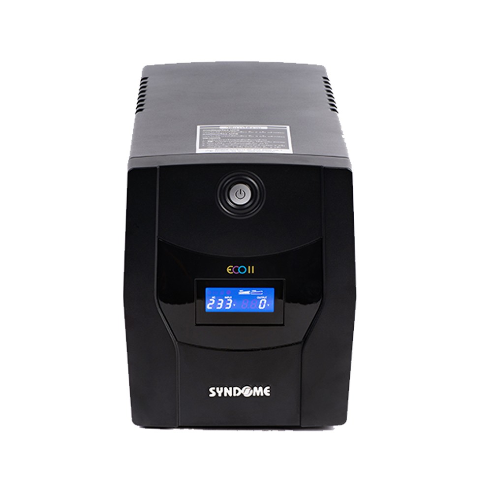 เครื่องสำรองไฟฟ้า SYNDOME UPS ECO II-1200-LCD (1200VA/720W)