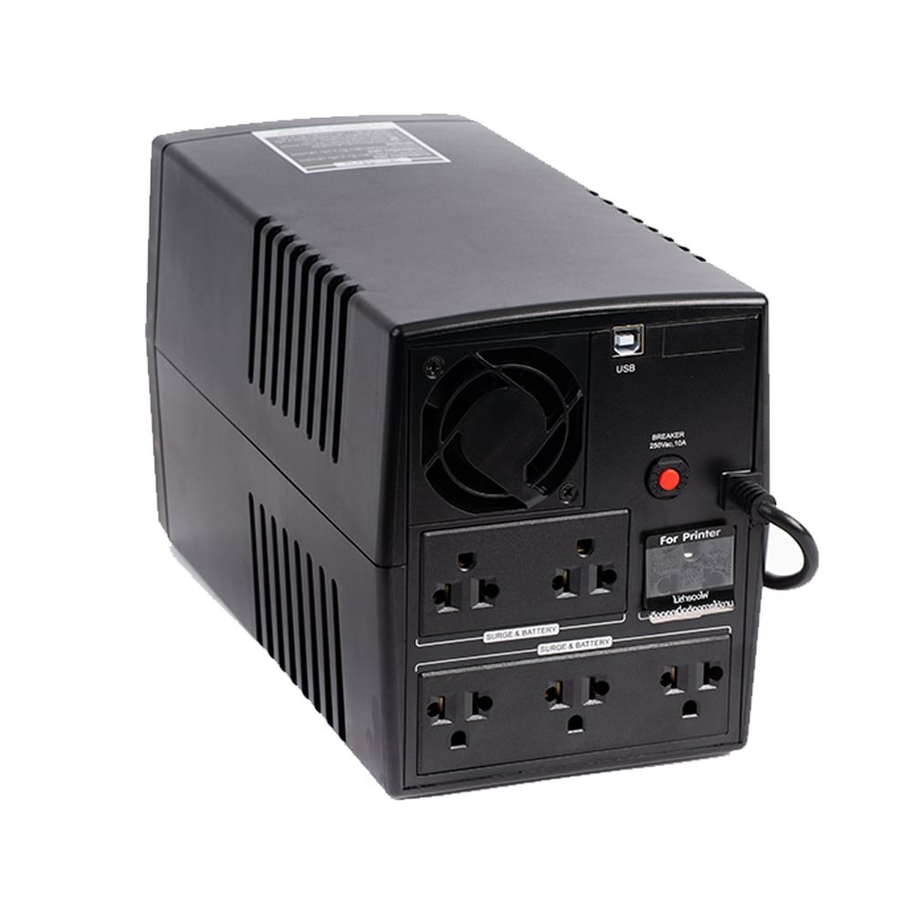 เครื่องสำรองไฟฟ้า SYNDOME UPS ECO II-1200-LCD (1200VA/720W)