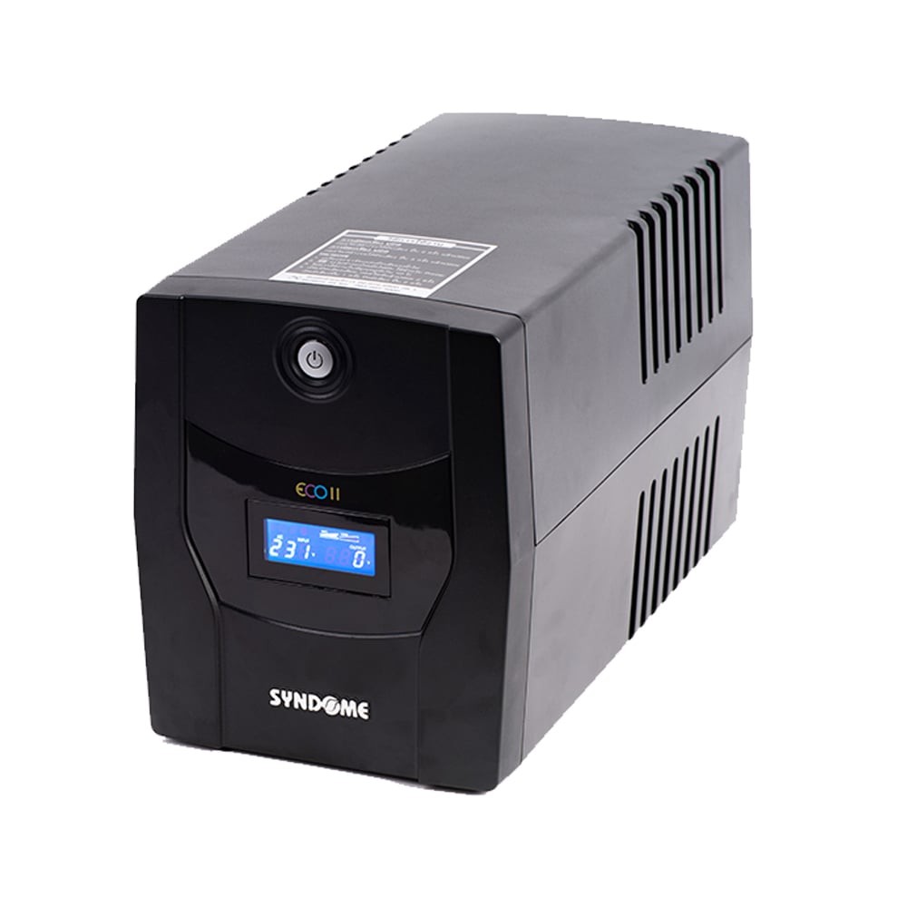 เครื่องสำรองไฟฟ้า SYNDOME UPS ECO II-1200-LCD (1200VA/720W)