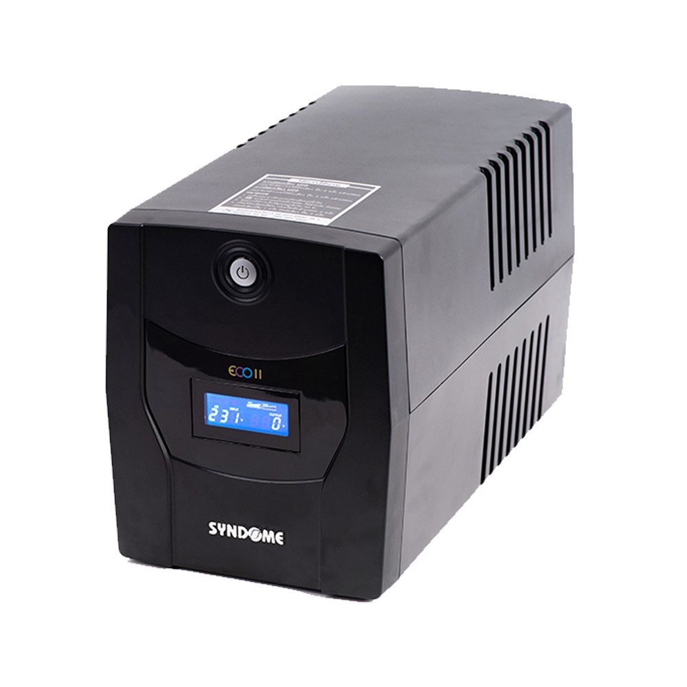 เครื่องสำรองไฟฟ้า SYNDOME UPS ECO II-1500-LCD (1500VA/900W)