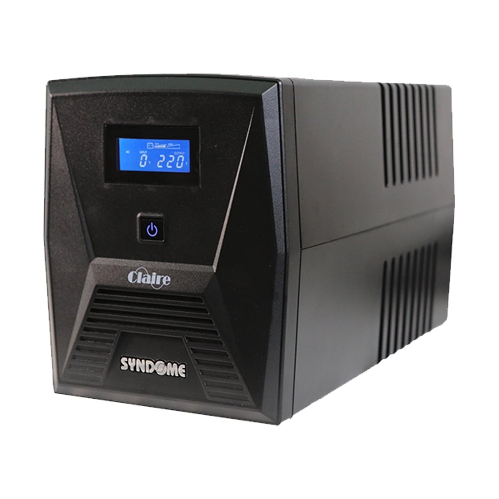 เครื่องสำรองไฟฟ้า SYNDOME UPS CLAIRE-1500 (1500VA/900W)