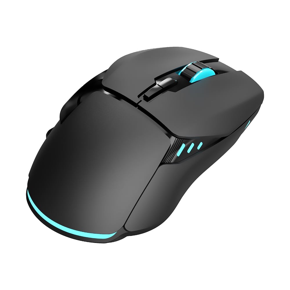 เมาส์เกมมิ่ง Ajazz AJ039 Wireless 2.4G + Bluetooth Black