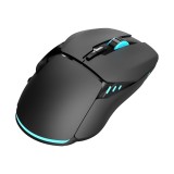 เมาส์เกมมิ่ง Ajazz AJ039 Wireless 2.4G + Bluetooth Black