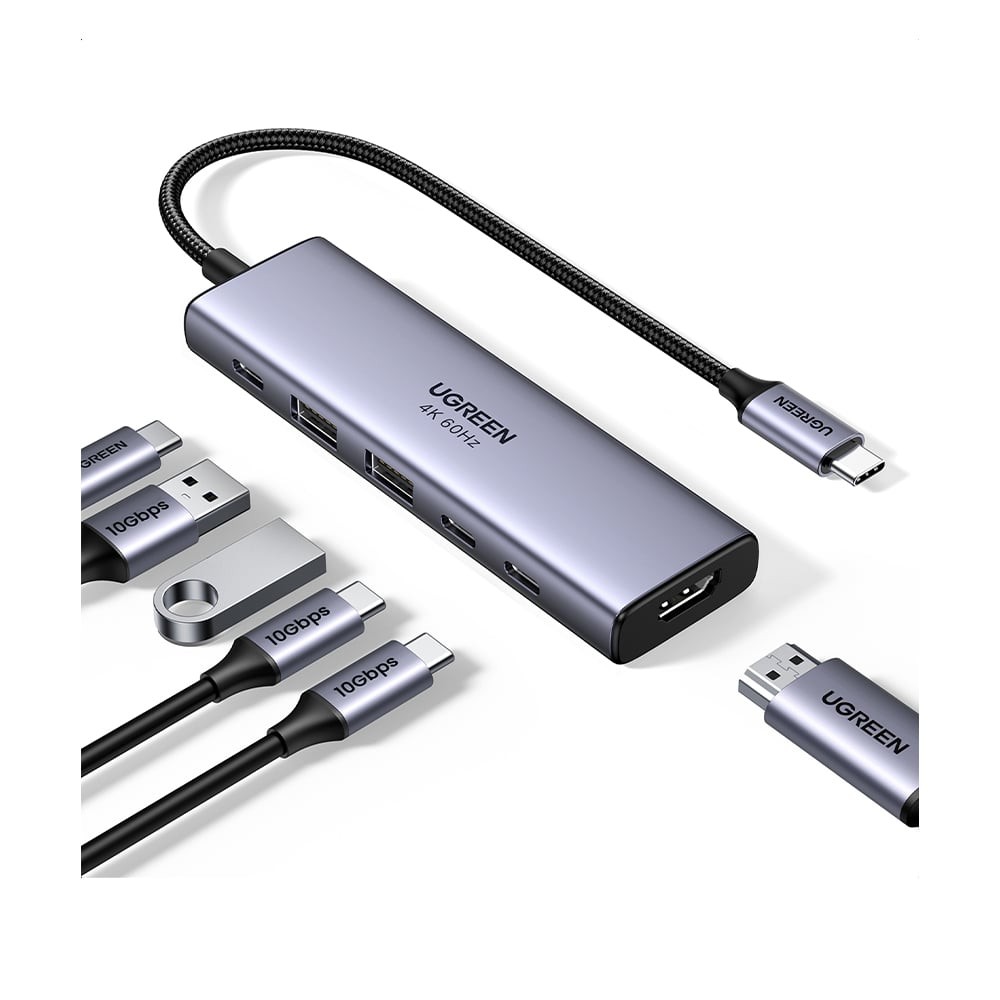 UGREEN 6-in-1 USB-C Hub (35999) Gray