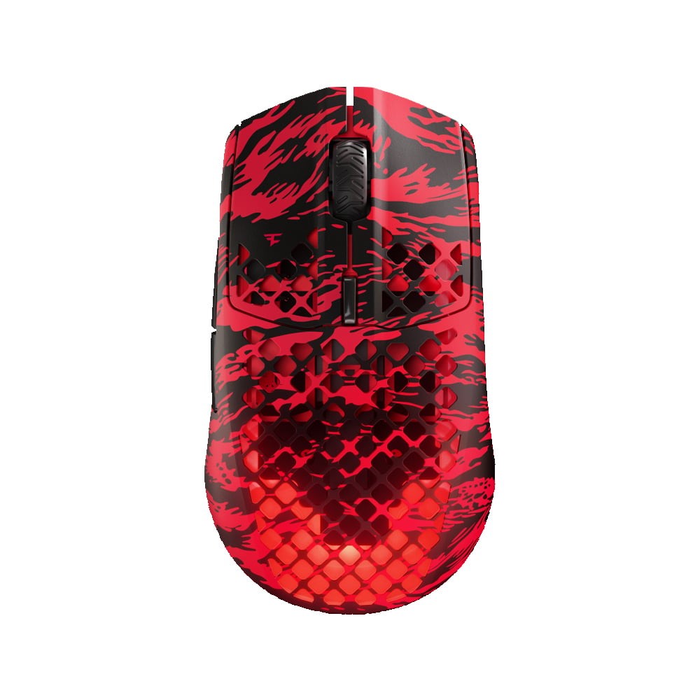 เมาส์เกมมิ่ง SteelSeries Aerox 3 FazeClan Limited Black/Red