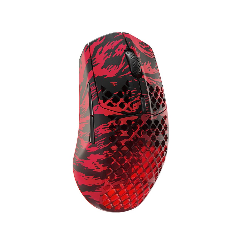 เมาส์เกมมิ่ง SteelSeries Aerox 3 FazeClan Limited Black/Red