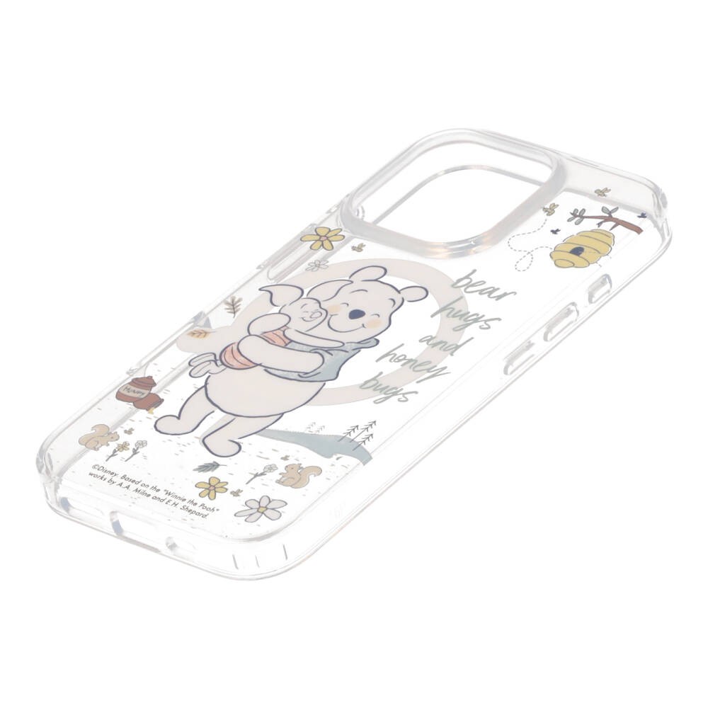 Blue Box x Winnie the Pooh เคส iPhone 16 Pro with Magsafe Bear hugs and honey bugs