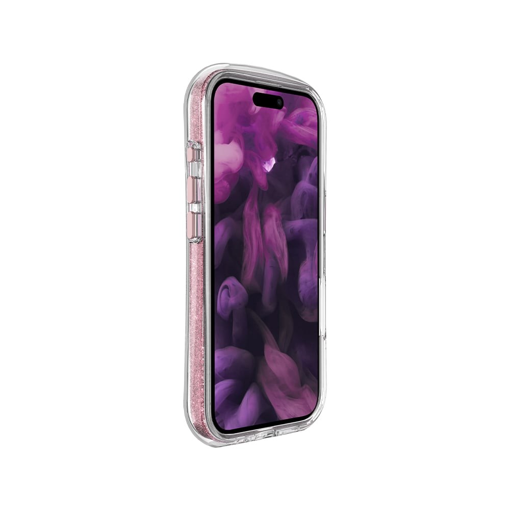 เคส LAUT iPhone 16 Pro Aero Sparkle Crystal Pink