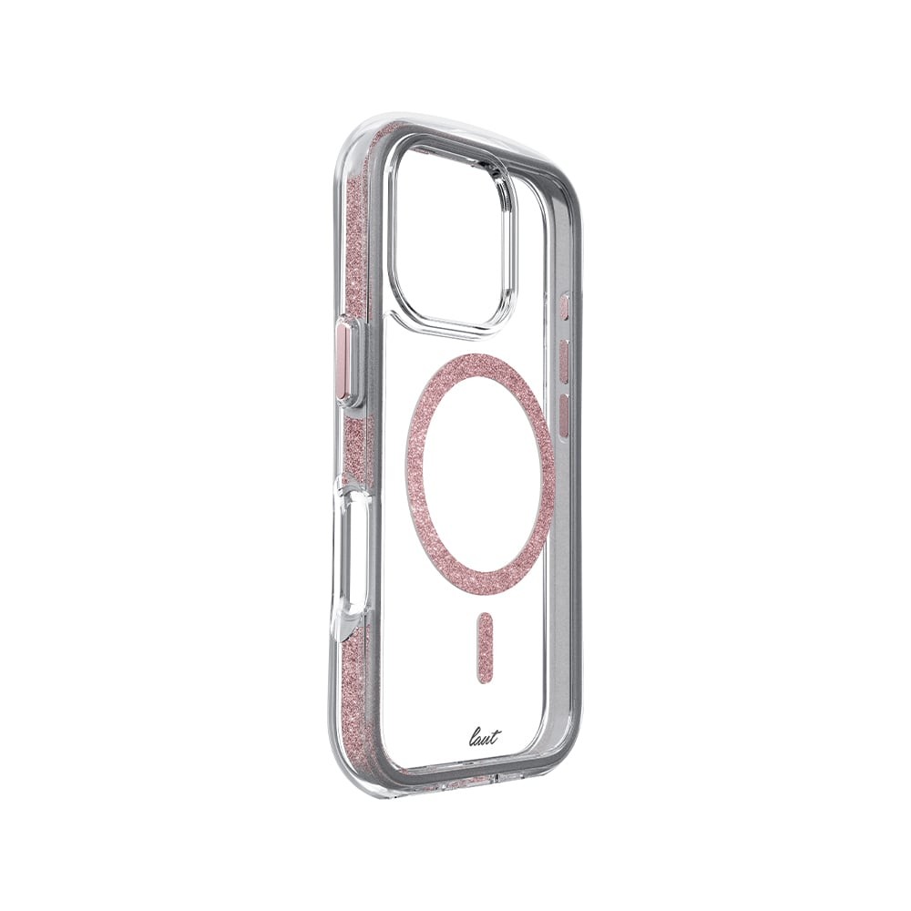 เคส LAUT iPhone 16 Pro Aero Sparkle Crystal Pink