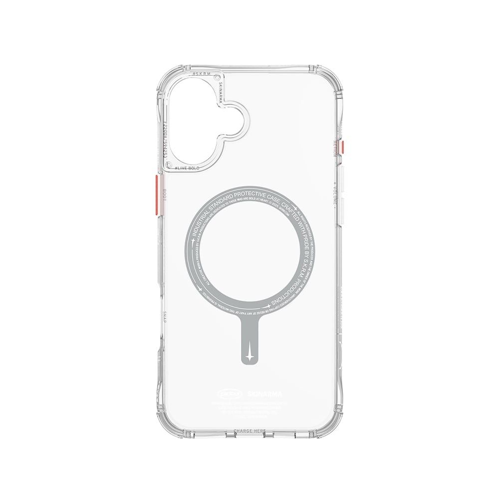 เคส Skinarma iPhone 16 Plus Saido Magsafe Crystal Clear