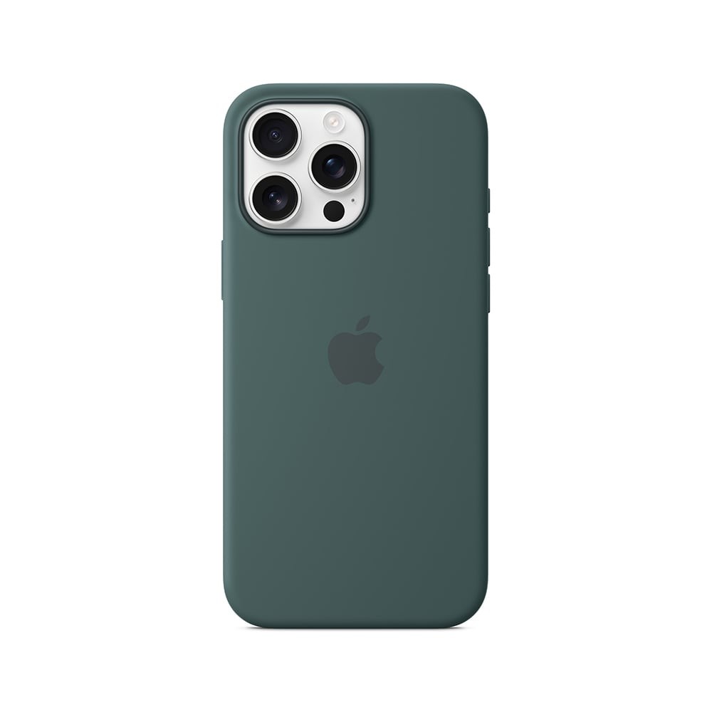 Apple iPhone 16 Pro Max Silicone Case with MagSafe - Lake Green