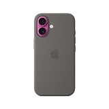 Apple iPhone 16 Silicone Case with MagSafe - Stone Gray
