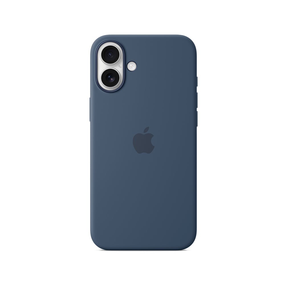 Apple iPhone 16 Plus Silicone Case with MagSafe - Denim