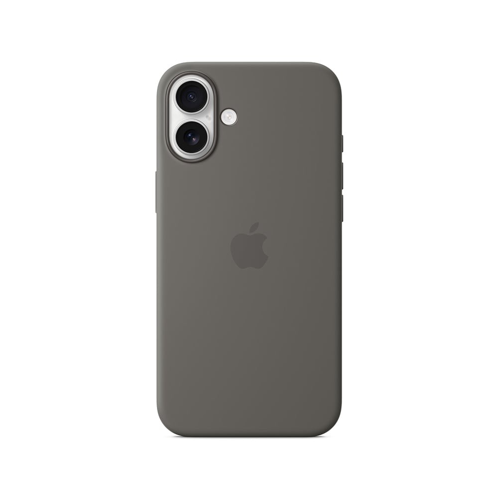 Apple iPhone 16 Plus Silicone Case with MagSafe - Stone Gray