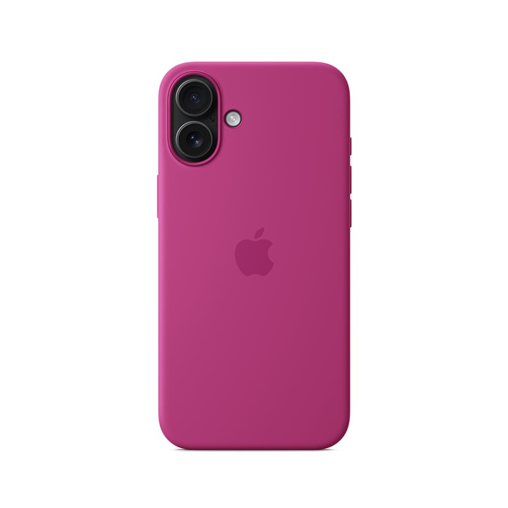 Apple iPhone 16 Plus Silicone Case with MagSafe - Fuchsia