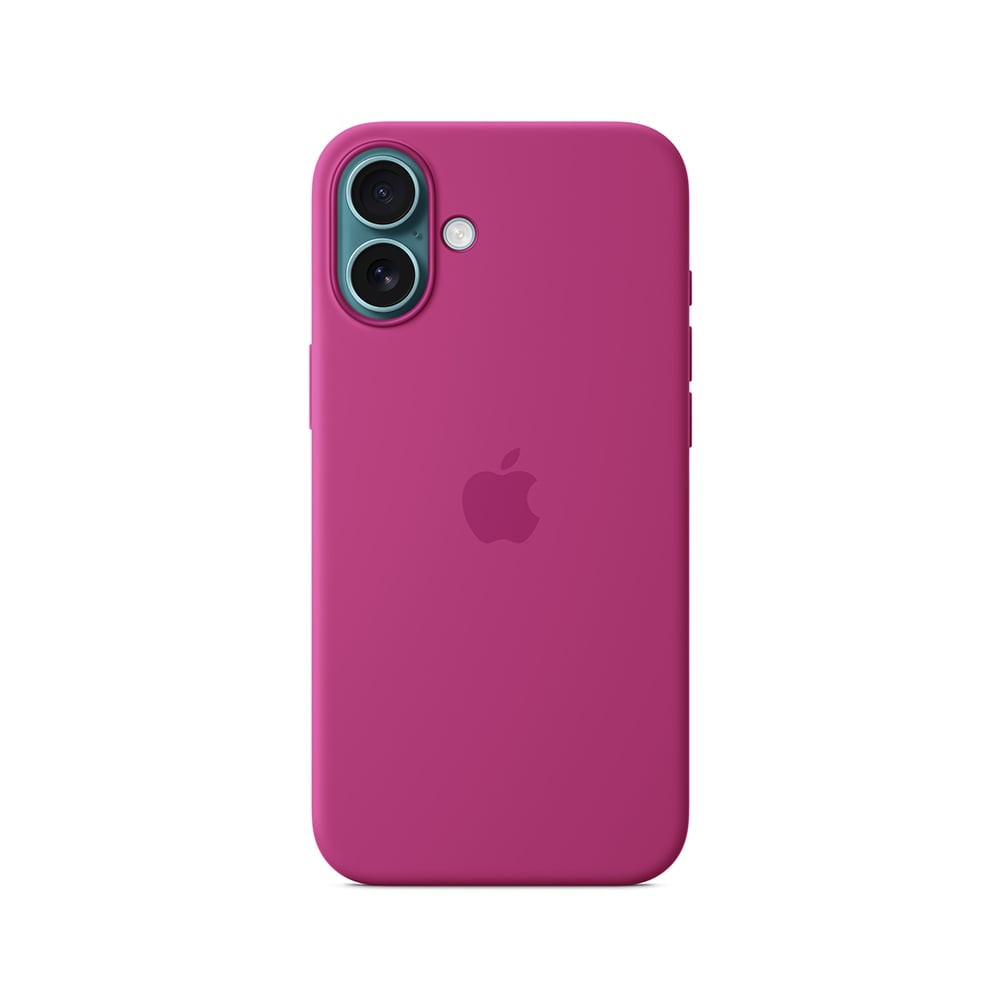 Apple iPhone 16 Plus Silicone Case with MagSafe - Fuchsia