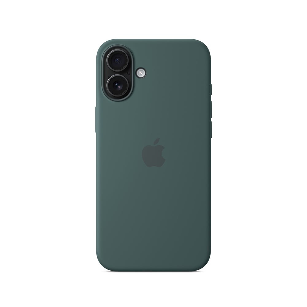 Apple iPhone 16 Plus Silicone Case with MagSafe - Lake Green