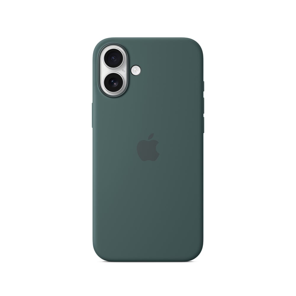 Apple iPhone 16 Plus Silicone Case with MagSafe - Lake Green