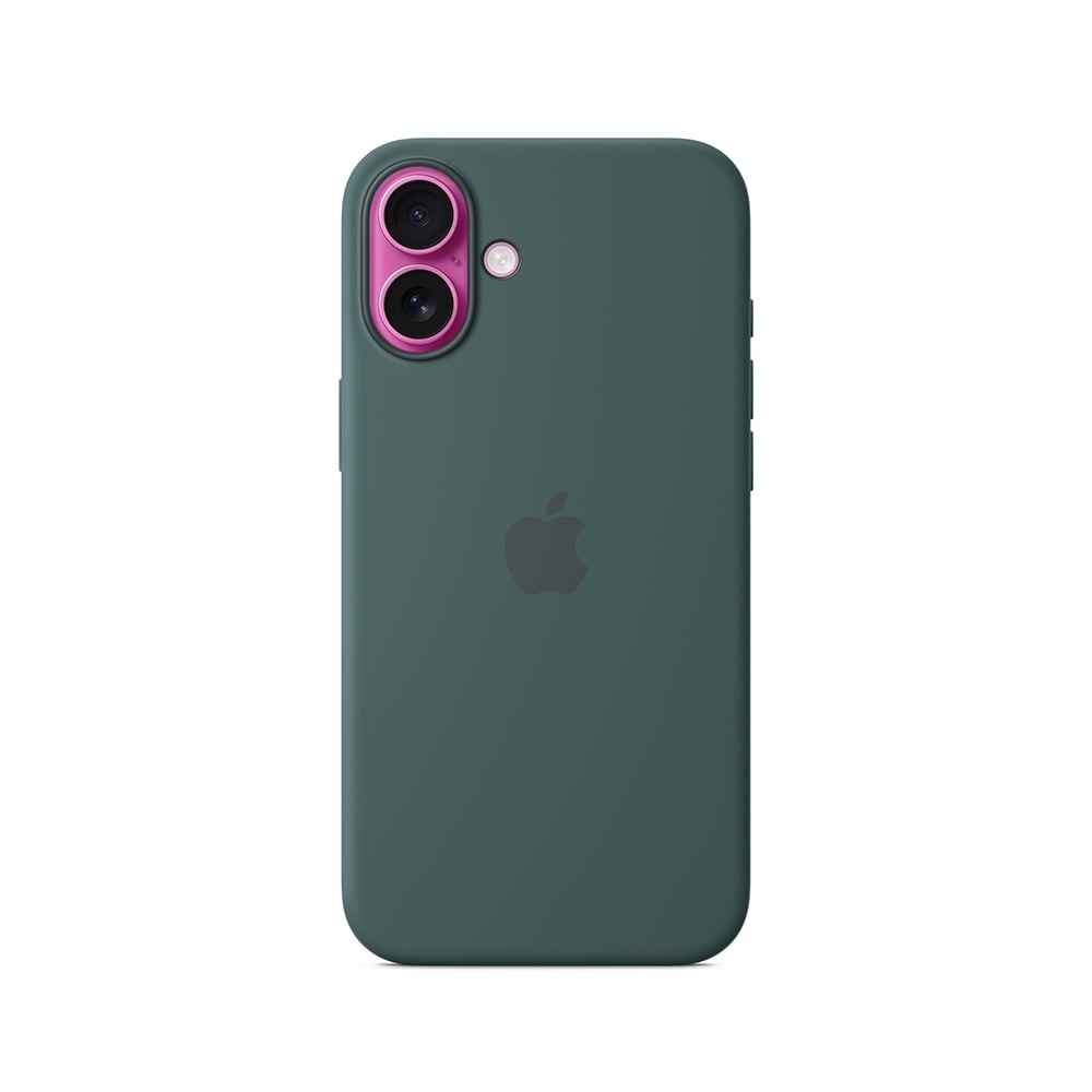 Apple iPhone 16 Plus Silicone Case with MagSafe - Lake Green