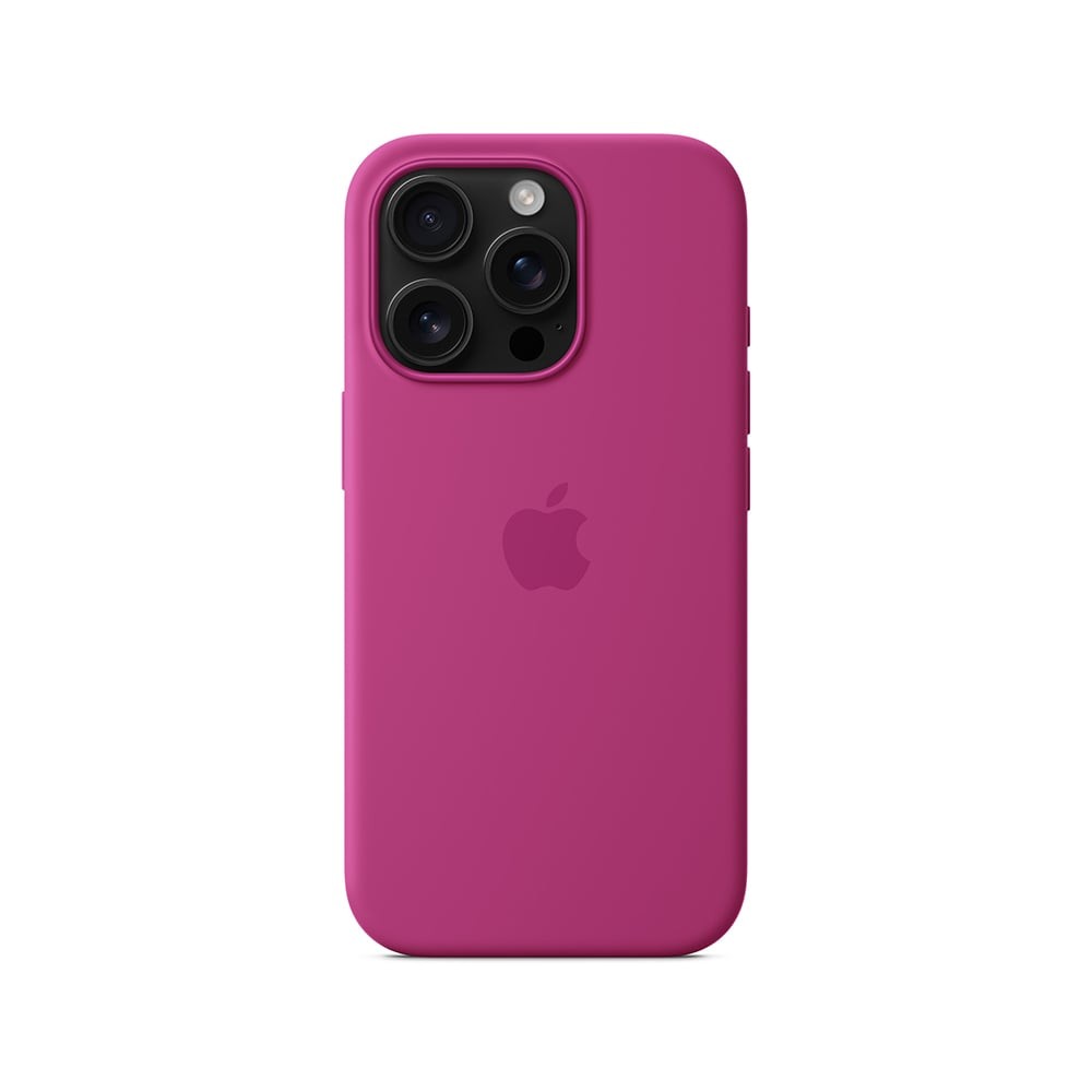 Apple iPhone 16 Pro Silicone Case with MagSafe - Fuchsia