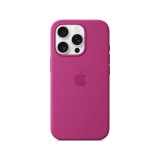 Apple iPhone 16 Pro Silicone Case with MagSafe - Fuchsia