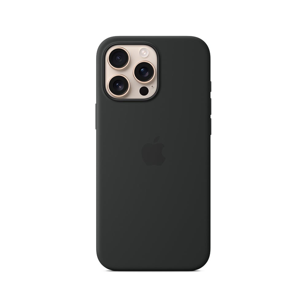 Apple iPhone 16 Pro Max Silicone Case with MagSafe - Black