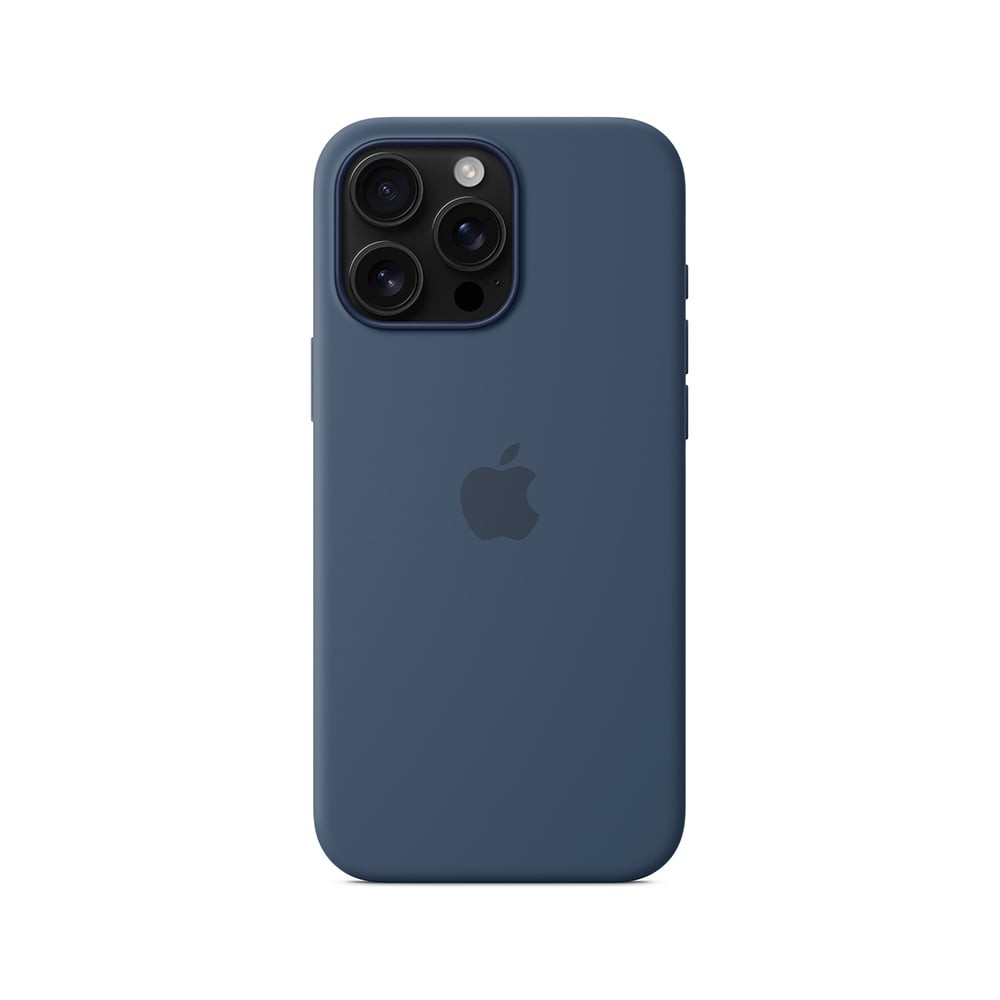 Apple iPhone 16 Pro Max Silicone Case with MagSafe - Denim