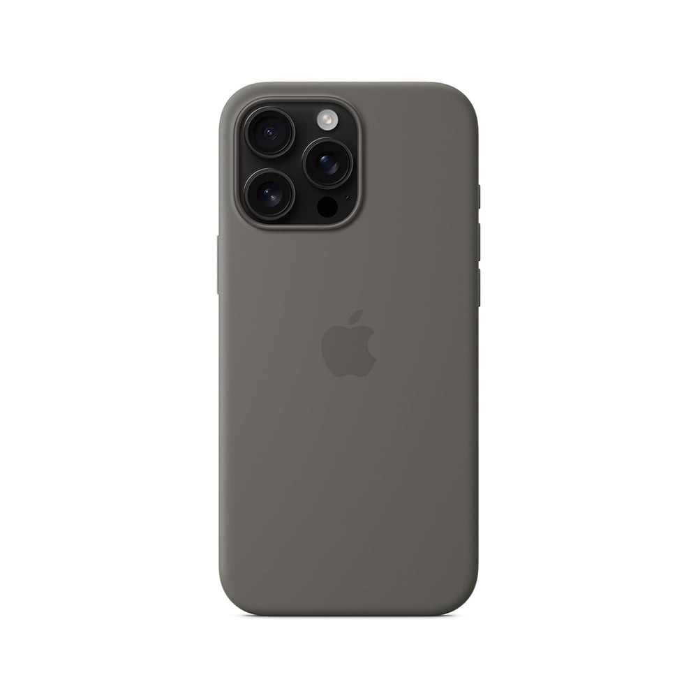 Apple iPhone 16 Pro Max Silicone Case with MagSafe - Stone Gray