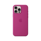 Apple iPhone 16 Pro Max Silicone Case with MagSafe - Fuchsia