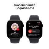 Apple Watch Series 10 GPS 46mm Jet Black Aluminium Case with Black Sport Band - M/L