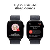 Apple Watch Series 10 GPS 46mm Jet Black Aluminium Case with Ink Sport Loop