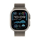 Apple Watch Ultra 2 GPS + Cellular 49mm Natural Titanium Case with Natural Titanium Milanese Loop - M (2024)