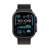 Apple Watch Ultra 2 GPS + Cellular 49mm Black Titanium Case with Black Titanium Milanese Loop - M (2024)