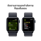 Apple Watch SE GPS 40mm Midnight Aluminium Case with Ink Sport Loop