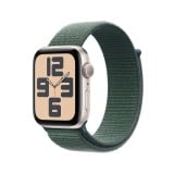 Apple Watch SE GPS 44mm Starlight Aluminium Case with Lake Green Sport Loop (2024)