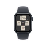 Apple Watch SE GPS + Cellular 40mm Midnight Aluminium Case with Midnight Sport Band - M/L (2024)