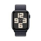 Apple Watch SE GPS + Cellular 44mm Midnight Aluminium Case with Ink Sport Loop (2024)