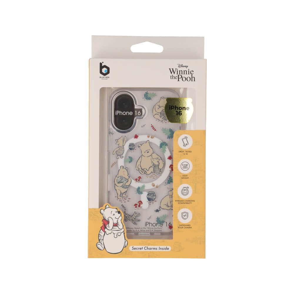 Blue Box x Winnie the Pooh เคส iPhone 16 Winnie in Autumn